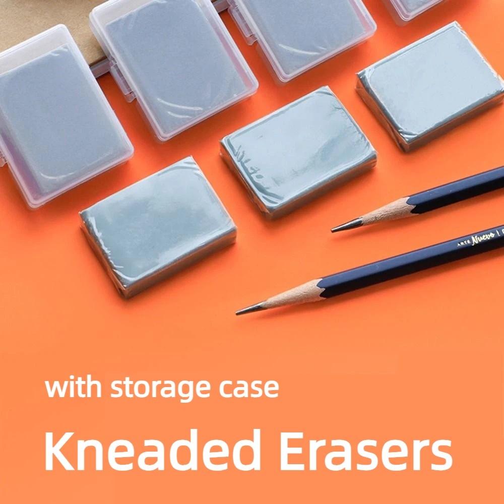 Rubber Eraser Kneaded - 4 pezzi di gomme da cancellare