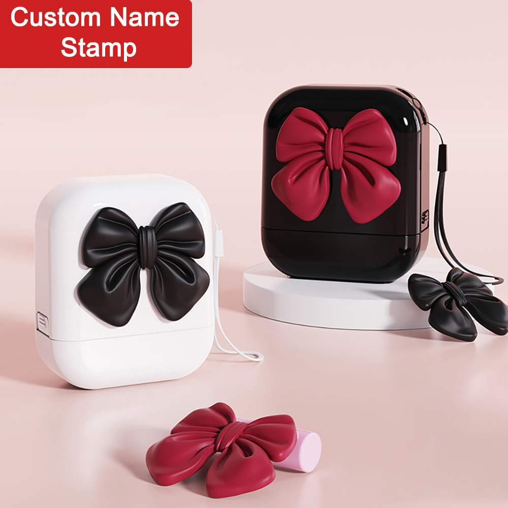 Self Inking Stamp - Timbro Personalizzato con Nome per Bambini,