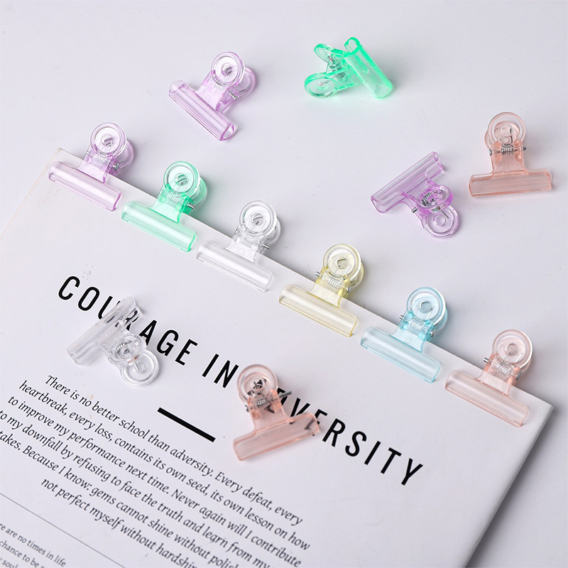 Binder Clip Assorted - Clip per raccoglitori in plastica color