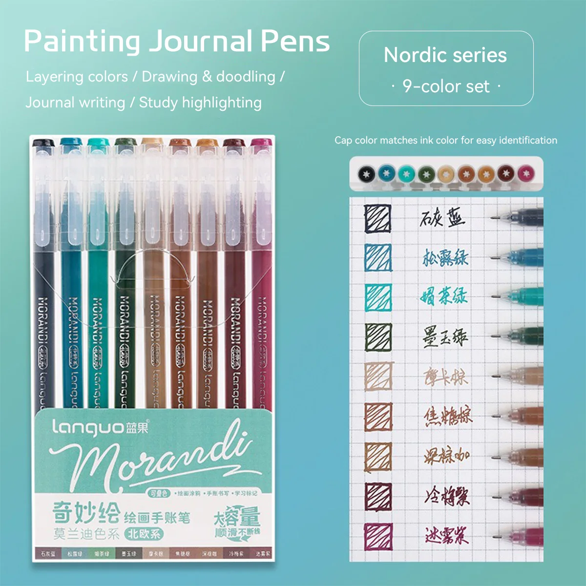 9 pz Set Morandi Colore 0.5mm  - Gel Ink Pen Set recensione e prezzo