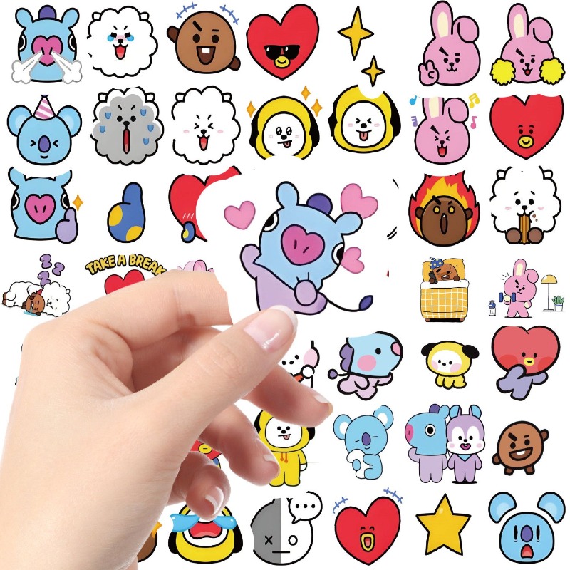 Adesivo BT21 Koya RJ Tata Shoo - Memo Pad Sticky recensione e prezzo