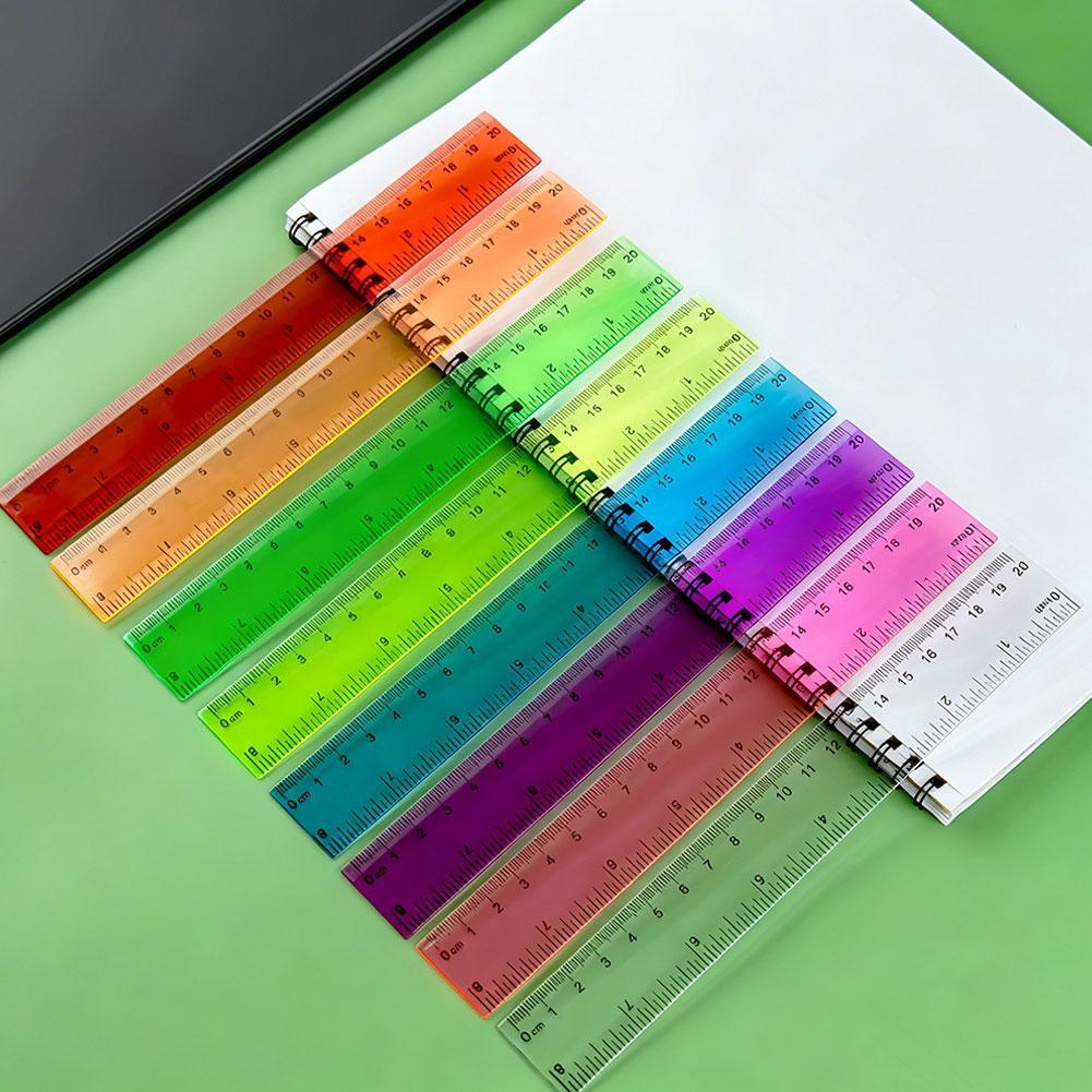 5 righelli in plastica di colo - Ruler Set Transparent recensione e prezzo