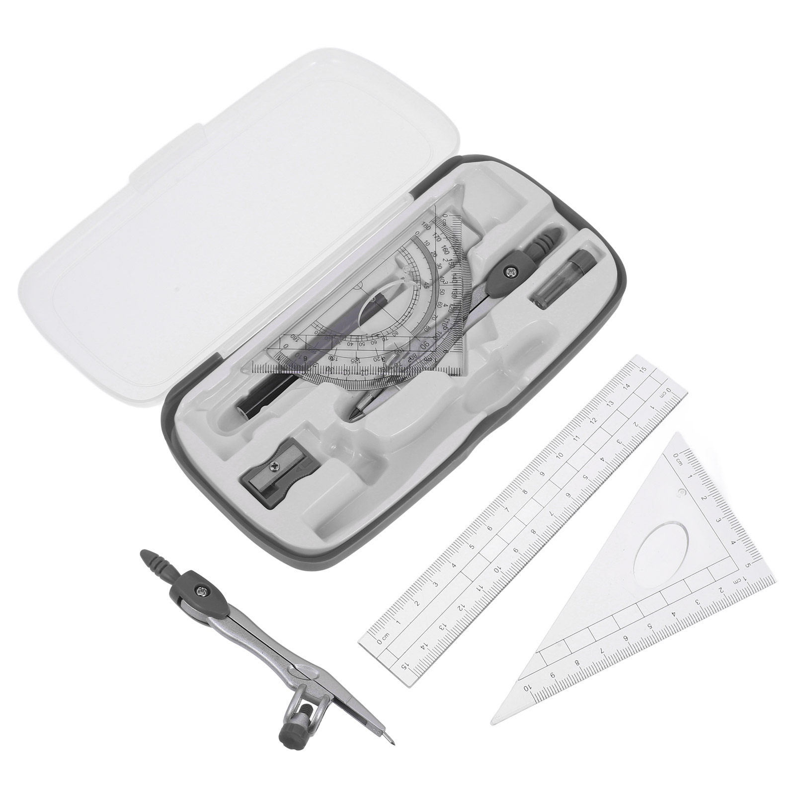1 SET Goniometro e Righello pe - Compass Geometry Set recensione e prezzo