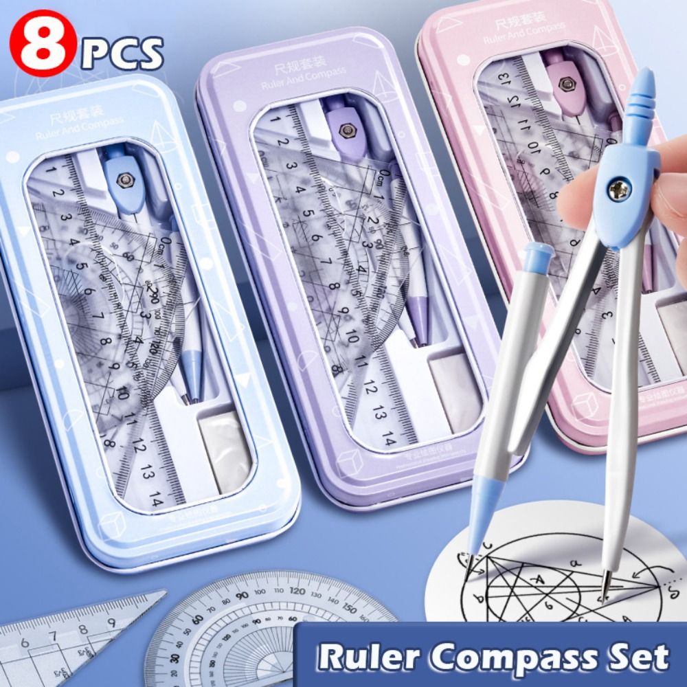 Set di 8 Pezzi: Righello in Pl - Ruler Set Transparent recensione e prezzo