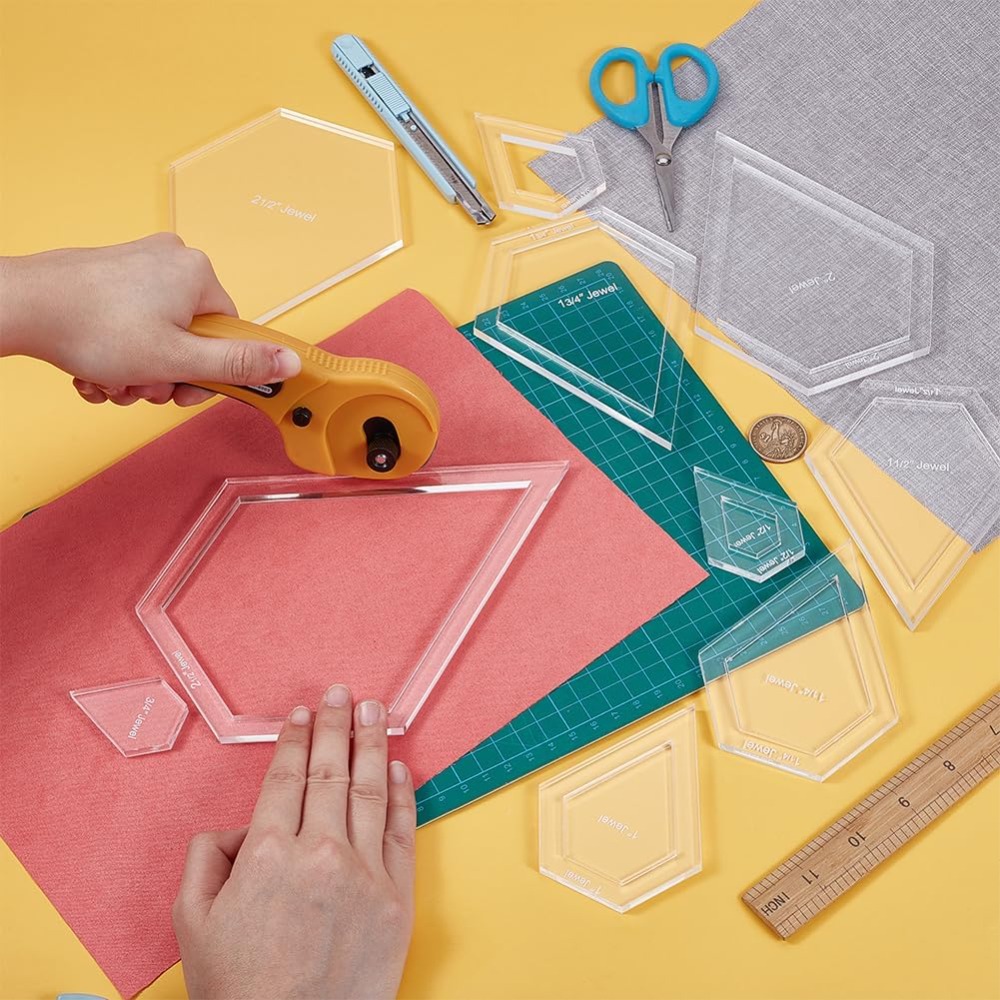 16 dimensioni modello per quil - Ruler Set Transparent recensione e prezzo