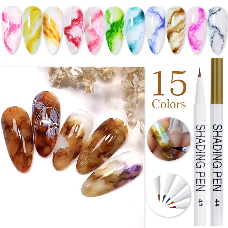 Penna per Nail Art UV Gel per  - Gel Ink Pen Set recensione e prezzo