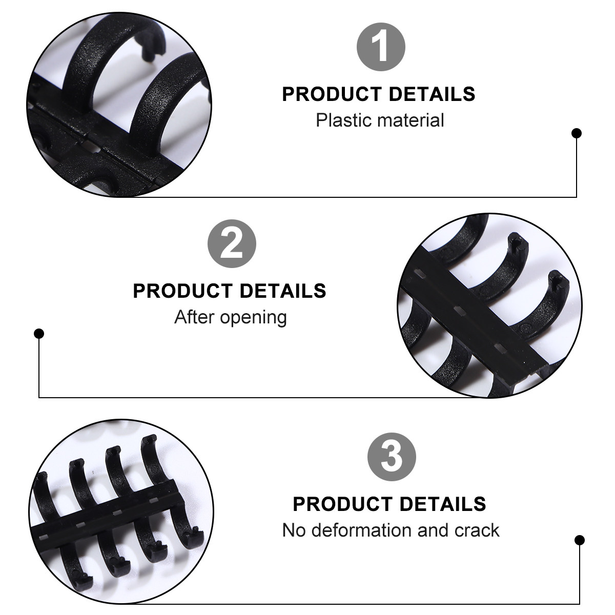 10 pezzi di anelli in plastica - Binding Comb Plastic recensione e prezzo
