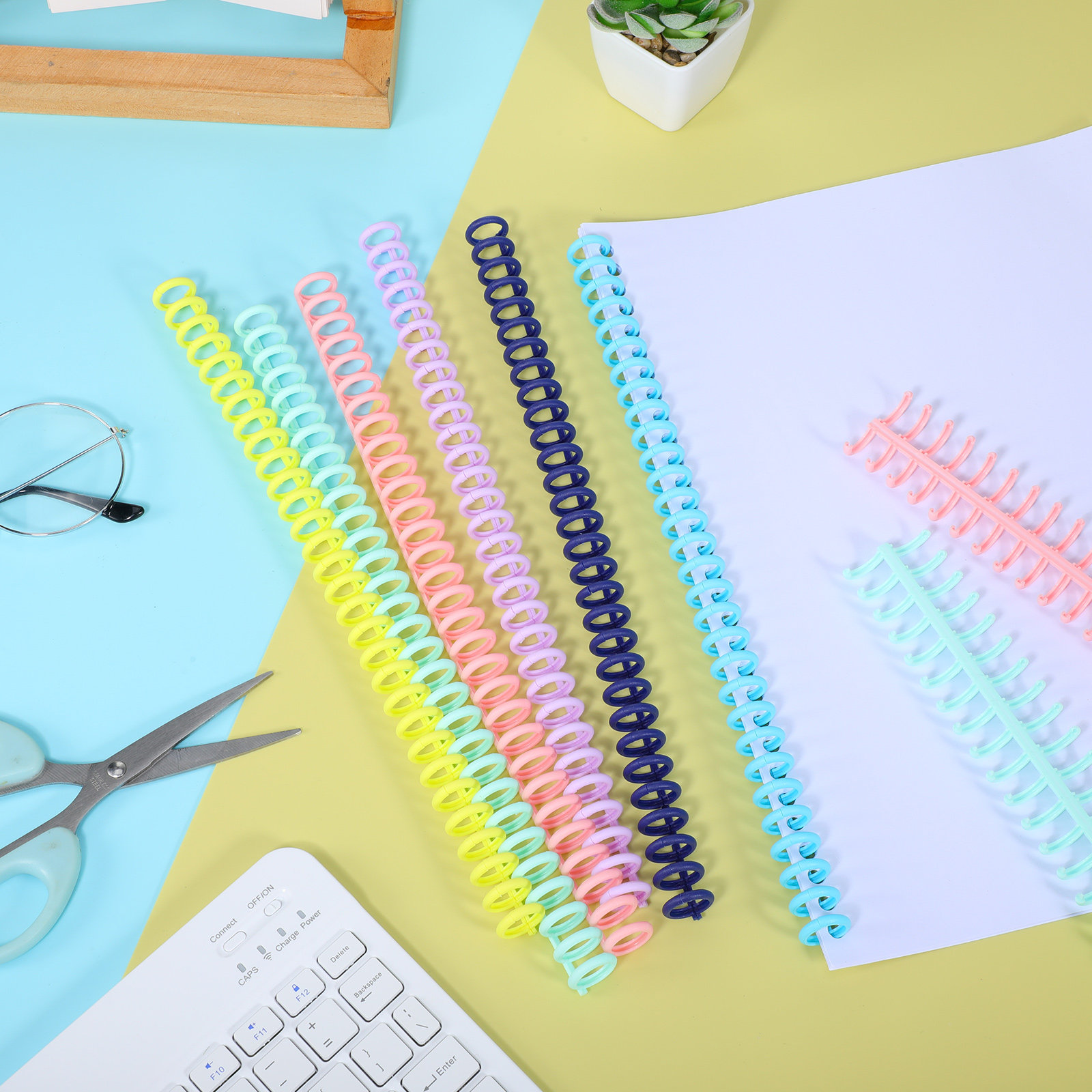 12 anelli flessibili in plasti - Binding Comb Plastic recensione e prezzo